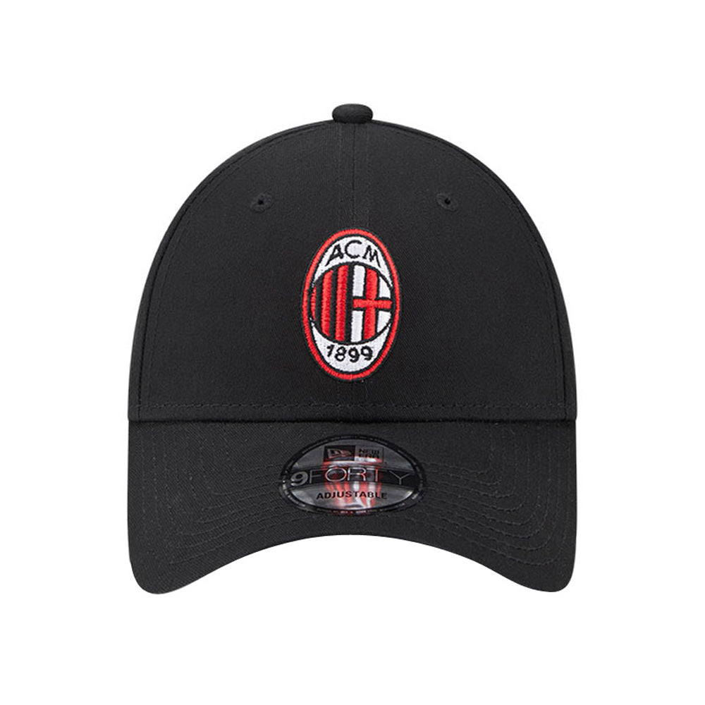 Cappello New Era Ac Milan Uomo - Nero