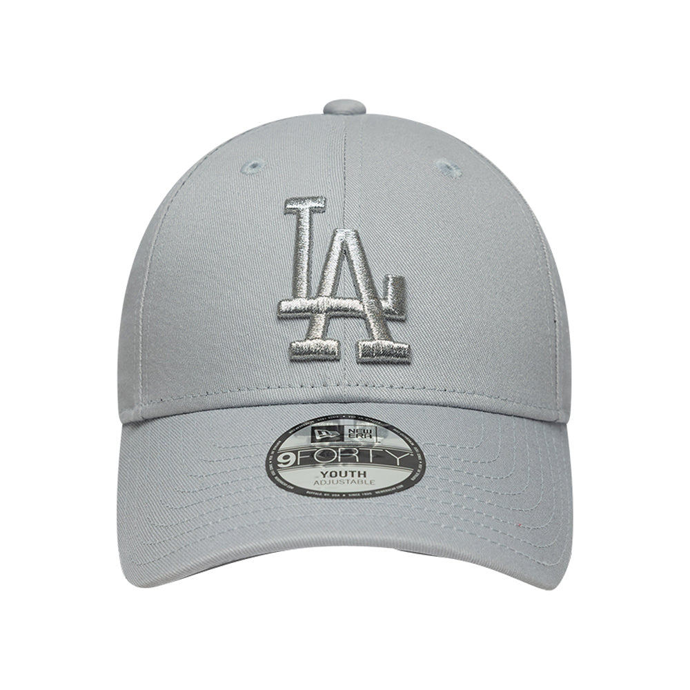 Cappello New Era Los Angeles Dodgers Unisex Ragazzo - Grigio