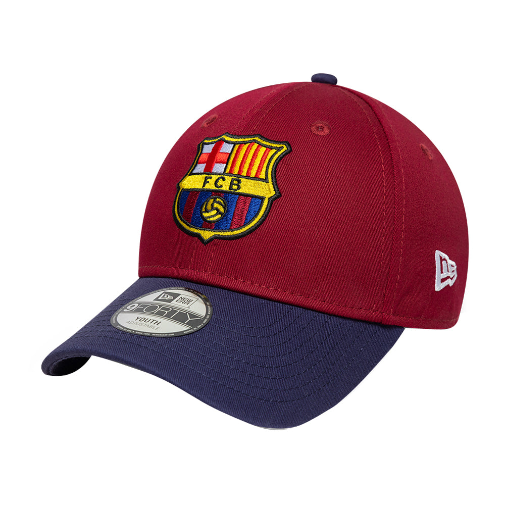 Cappello New Era Barcelona fc Unisex Ragazzo - Rosso